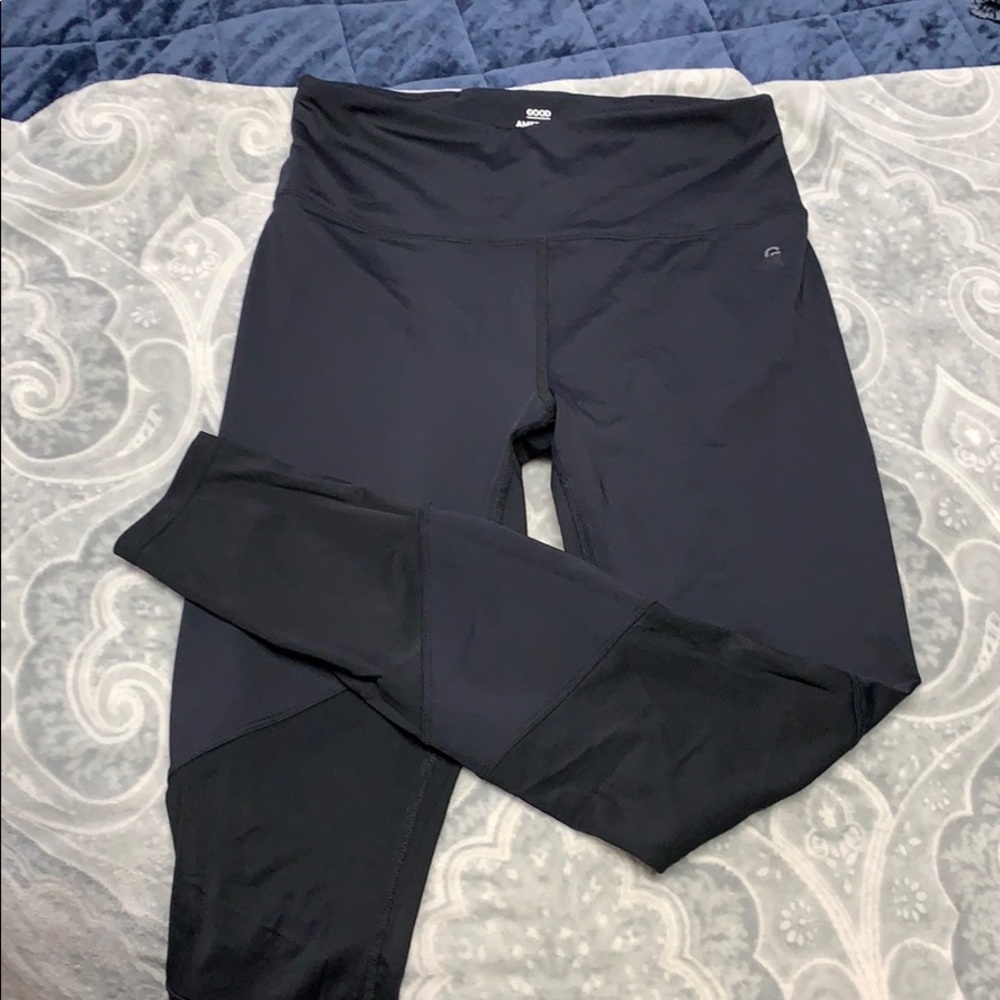 Good American black performance leggings